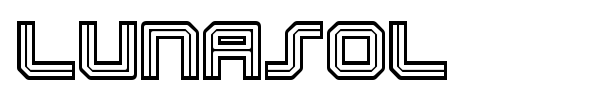 Lunasol font preview